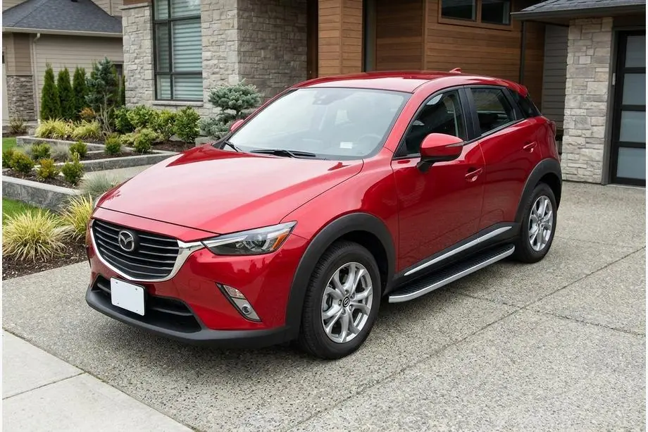 Mazda CX-3 2015- Progi Boczne Tayga Grey (2 szt., Aluminium) Image