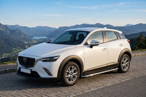 Mazda CX-3 2015- Progi Boczne Maydos V1 (2 szt., Aluminium i Stal Nierdzewna) zdjęcia 1