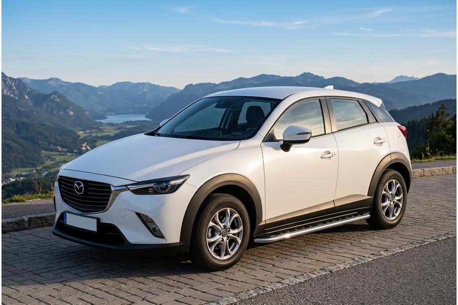 Mazda CX-3 2015- Progi Boczne Maydos V1 (2 szt., Aluminium i Stal Nierdzewna) Image