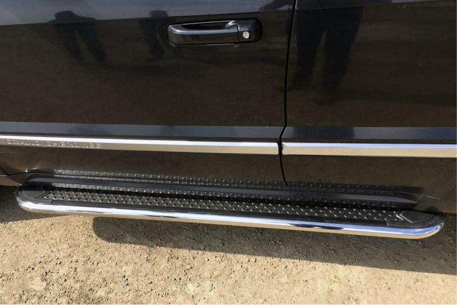 Mercedes GLK class X204 2008-2015 Progi Boczne Maydos V2 (2 szt., stal nierdzewna) Image