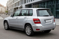 Mercedes GLK class X204 2008-2015 Progi Boczné Allmond Black (2 szt., Aluminium) zdjęcia 1