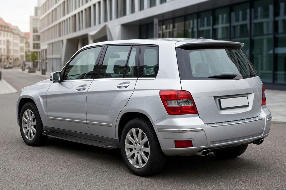 Mercedes GLK class X204 2008-2015 Progi Boczné Allmond Black (2 szt., Aluminium) Image