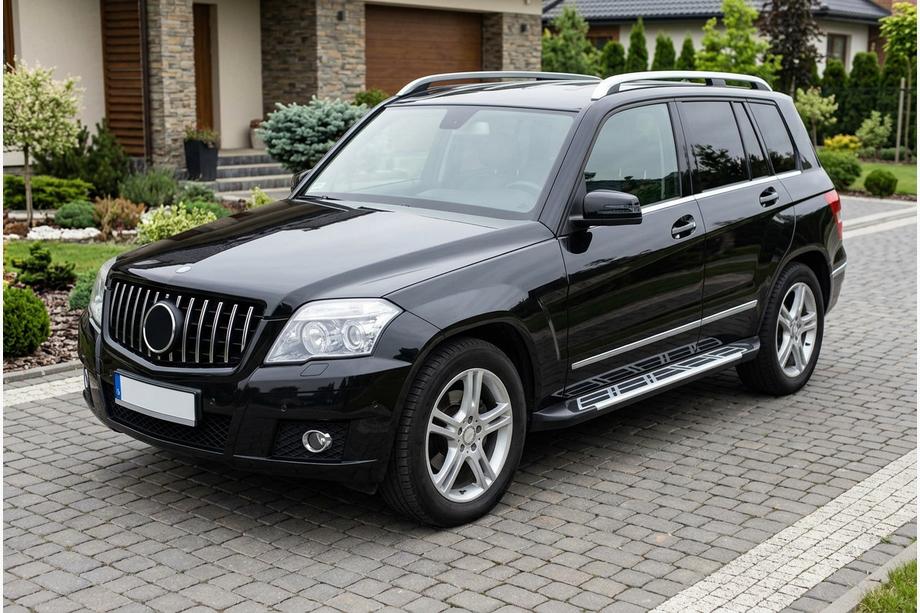Mercedes GLK class X204 2008-2015 Progi Boczné Sunrise (2 szt., Aluminium) Image