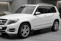 Mercedes GLK class X204 2008-2015 Progi Boczne Line (2 szt., Aluminium) zdjęcia 1