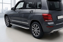 Mercedes GLK class X204 2008-2015 Progi Boczne Maydos V1 (2 szt., Aluminium i Stal Nierdzewna) zdjęcia 1