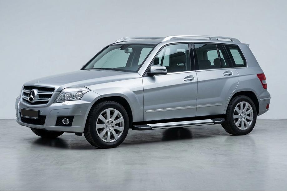 Mercedes GLK class X204 2008-2015 Progi Boczné Rainbow (2 szt., Aluminium) Image