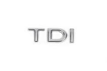 Volkswagen Jetta 2006-2011 Emblemat TDI (jak oryginał) Cały Chrom zdjęcia 1