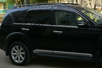 Mitsubishi ASX 2010-2023 Listwy Ozdobne na Okna (6 szt, Stal Nierdzewna) zdjęcia 3