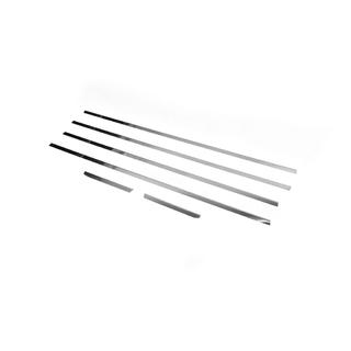 Listwy Ozdobne na Okna (6 szt, Stal Nierdzewna) Mitsubishi ASX 2010-2023 zdjęcia 2