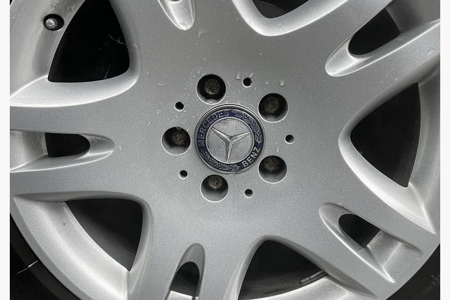 Mercedes-Benz Dekielki na felgi 71/75 mm bez pierścienia (4 szt, niebieskie V2) Zdjęcia 2