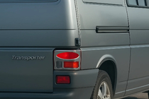 Volkswagen T4 Transporter 1990-2003 Nakładki na Lampy Tylne (2 szt., Stal Nierdzewna) Carmos - Turecka Stal Nierdzewna zdjęcia 4
