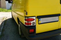 Volkswagen T4 Transporter 1990-2003 Nakładki na Lampy Tylne (2 szt., Stal Nierdzewna) Carmos - Turecka Stal Nierdzewna zdjęcia 5
