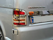 Volkswagen T5 Caravelle 2004-2010 Chromowane Nakładki na Tylne Lampy (Carmos, 2 szt, Stal Nierdzewna) zdjęcia 1
