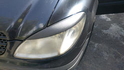 Mercedes Vito W639 2004-2014 Brewki na reflektory proste (2004-2010, 2 szt, plastik) Połysk zdjęcia 3