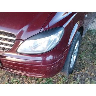 Brewki na reflektory proste (2004-2010, 2 szt, plastik) Mercedes Vito W639 2004-2014 zdjęcia 2