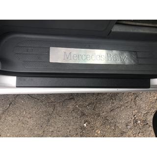 Nakładki progowe DDU matowe (2szt, plastik) Mercedes Viano 2004-2014 zdjęcia 2