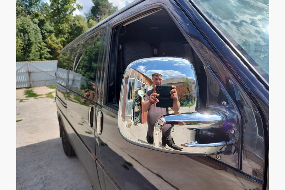 Volkswagen T4 Transporter 1990-2003 Nakladki na Lusterka (Carmos, 2 szt, plastik) Zdjęcia 6
