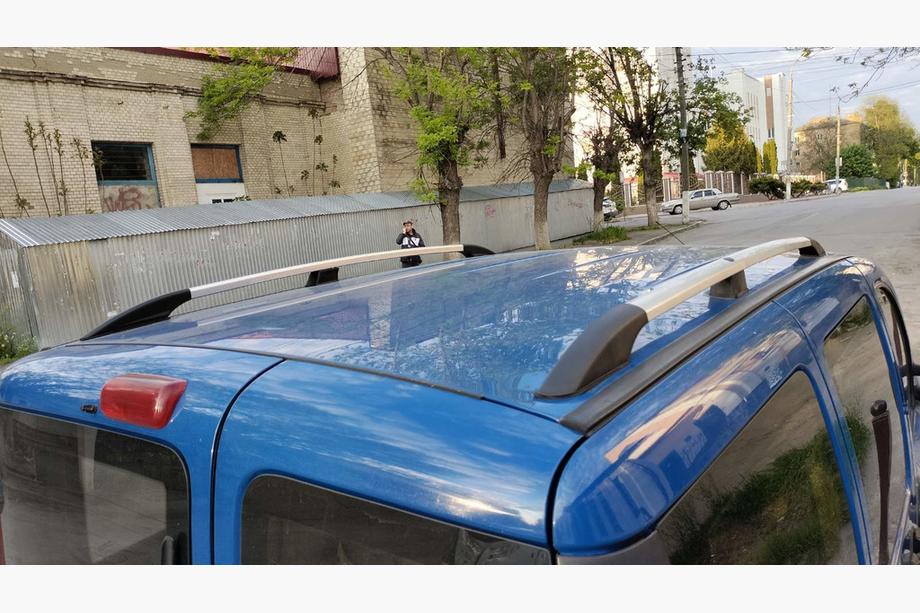 Fiat Doblo I 2005-2010 Relingi Dachowe Chromowane Baza Maxi, Plastikowe Stopy Image