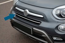 Fiat 500X 2014-2024 Nakładka na przedni zderzak ze stali nierdzewnej zdjęcia 1