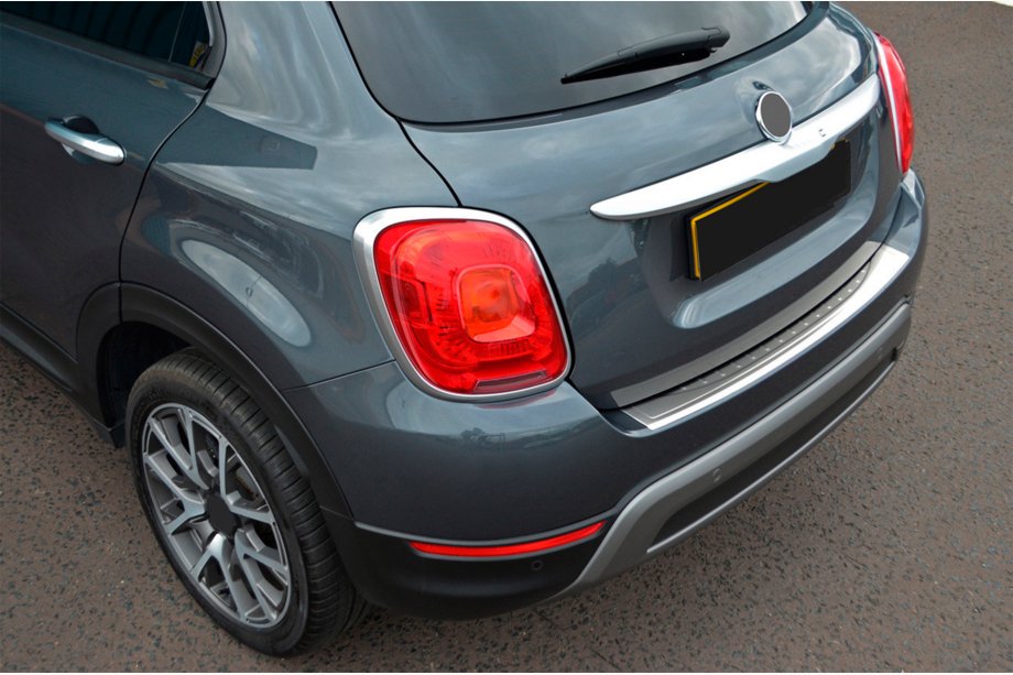 Fiat 500X 2014-2024 Nakładka na tylny zderzak OmsaLine Stal Nierdzewna Image