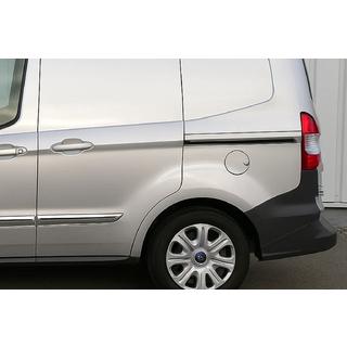 Listwy Drzwi Przesuwnych ze Stali Nierdzewnej (2 szt.) Ford Courier 2014-2023 zdjęcia 1