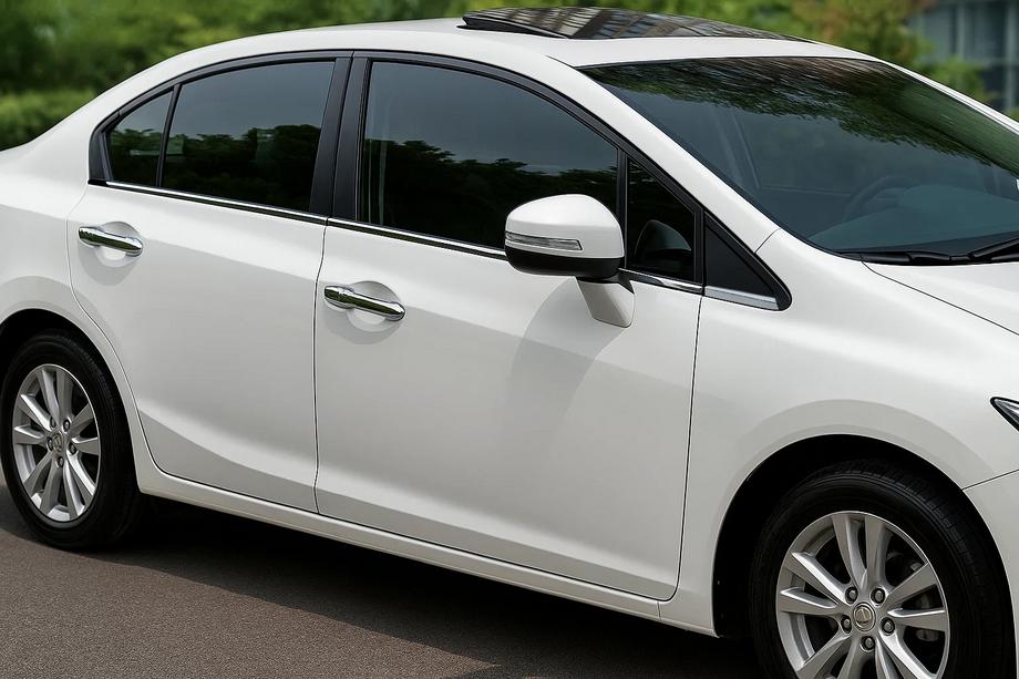 Honda Civic Sedan IX 2011-2016 Listwy ozdobne szyb stal nierdzewna OmsaLine (6 szt) Image