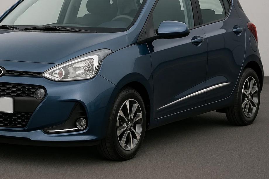 Hyundai I-10 2017-2020 Listwy Drzwi Chromowane (4 szt, Stal Nierdzewna) Image