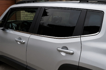 Jeep Renegade 2014- Listwy okienne stal nierdzewna (6 szt) OmsaLine - Włoska Stal Nierdzewna zdjęcia 1