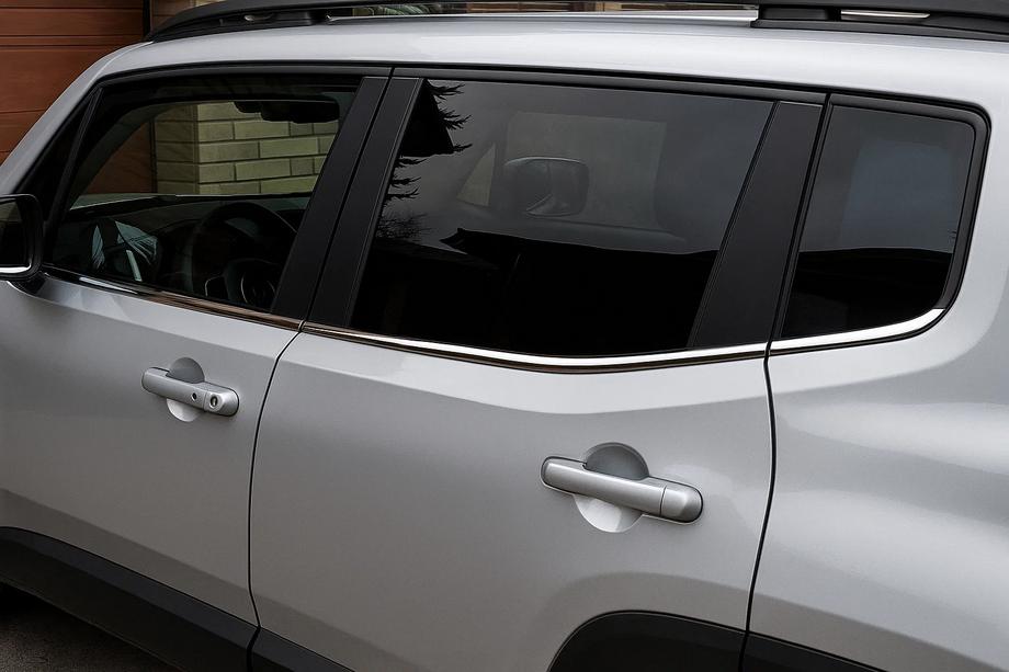 Jeep Renegade 2014- Listwy okienne stal nierdzewna (6 szt) OmsaLine - Włoska Stal Nierdzewna Image