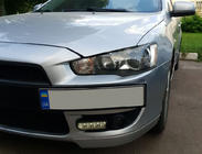 Mitsubishi Lancer X 2008- Ramka na tablice rejestracyjna (plastik) zdjęcia 2