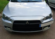 Mitsubishi Lancer X 2008- Ramka na tablice rejestracyjna (plastik) zdjęcia 4