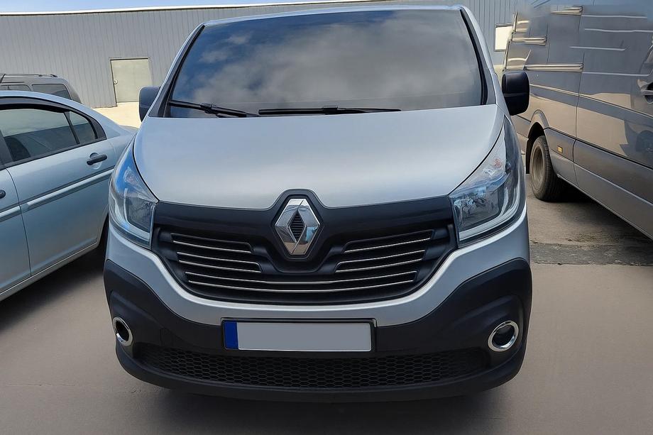 Renault Trafic 2015- Obramowania świateł przeciwmgielnych (2 szt, stal nierdzewna) Image