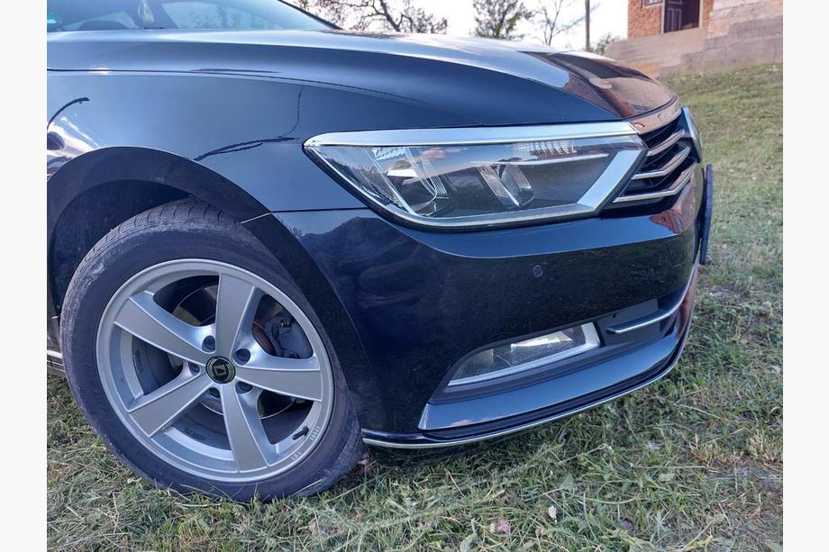Volkswagen Passat B8 2015-2023 Nakładka na reflektory i listwa ozdobna (3 szt, stal nierdzewna) Carmos - Turecka Stal Nierdzewna Zdjęcia 7