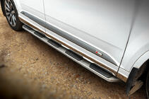 Audi Q7 2015–2026 Progi Boczné OEM V1 (2 szt., Aluminium) zdjęcia 1