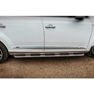 Progi Boczné OEM V1 (2 szt., Aluminium) Audi Q7 2015–2026 zdjęcia 4