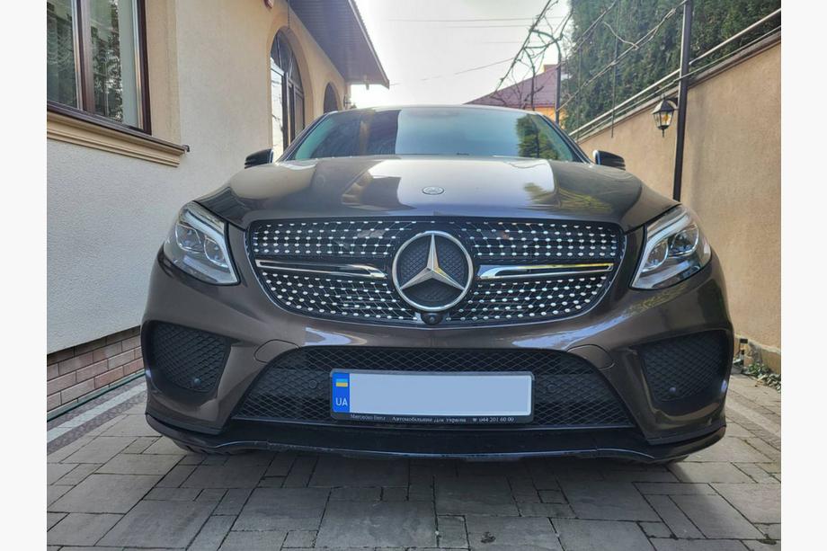 Mercedes GLE coupe C292 2015-2019 Tuning atrapa chłodnicy (Diamond Silver) Image