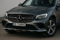 Mercedes GLC coupe C253 2016-2023 Atrapa Przednia Diamond Black (2015-2019) Z miejscem na kamerę zdjęcia 1