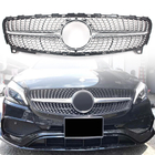 Mercedes A-class W176 2012-2018 Atrapa Przednia Diamond Silver (2015-2018) zdjęcia 1