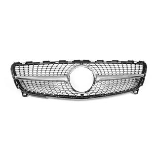 Atrapa Przednia Diamond Silver (2015-2018) Mercedes A-сlass W176 2012-2018 zdjęcia 4