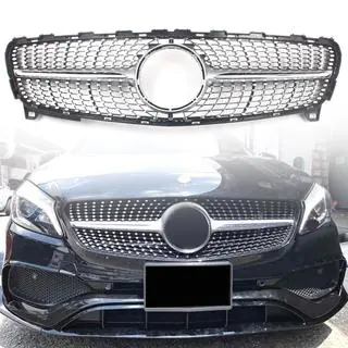 Atrapa Przednia Diamond Silver (2015-2018) Mercedes A-class W176 2012-2018 zdjęcia 1