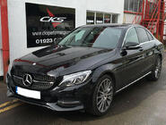 Mercedes C-class W205 2014-2021 Przedni Grill Diamond Silver (do Avantgarde/AMG-Line/C43 AMG) 2014-2018, bez kamery zdjęcia 14