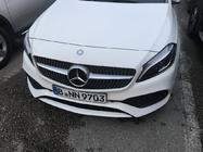 Mercedes C-class W205 2014-2021 Przedni Grill Diamond Silver (do Avantgarde/AMG-Line/C43 AMG) 2014-2018, bez kamery zdjęcia 8
