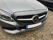 Mercedes C-class W205 2014-2021 Przedni Grill Diamond Silver (do Avantgarde/AMG-Line/C43 AMG) 2014-2018, bez kamery zdjęcia 1
