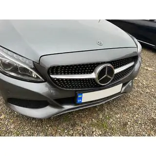 Przedni Grill Diamond Silver (do Avantgarde/AMG-Line/C43 AMG)