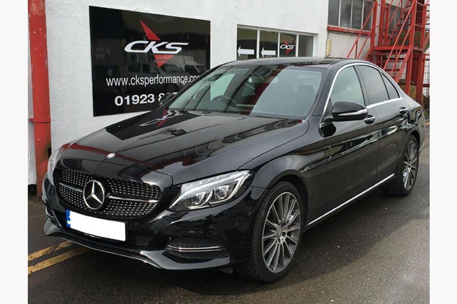 Mercedes C-class W205 2014-2021 Przedni Grill Diamond Silver (do Avantgarde/AMG-Line/C43 AMG) Zdjęcia 14