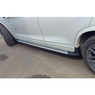 Oryginalne Progi Boczné V2 (2 szt, Aluminium) BMW X4 F26 2014-2018 zdjęcia 1