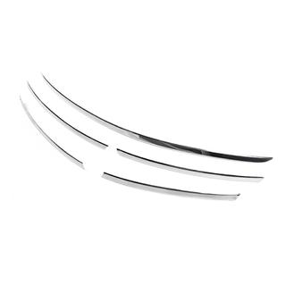 Nakładki na grill chromowane (5 szt., stal nierdzewna) Mercedes ML W164 2005-2011 zdjęcia 3