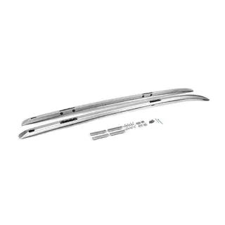 Zintegrowane relingi dachowe OEM, szare (Aluminium)