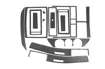 Volkswagen Polo 2001-2009 Nakladki na Deske Rozdzielcza (2001-2005) Aluminium zdjęcia 4