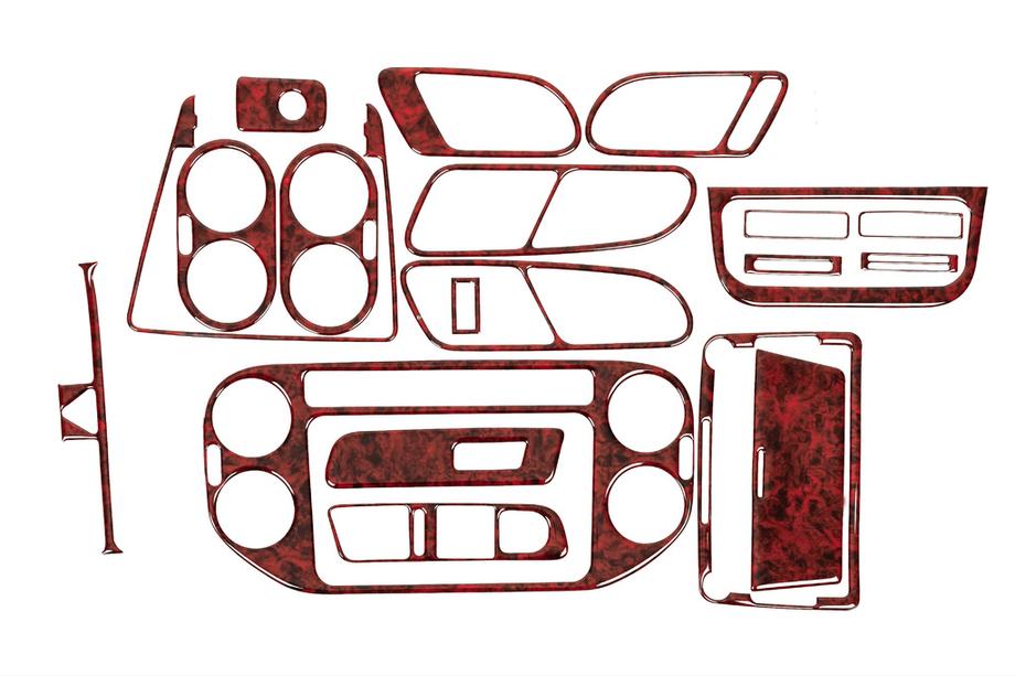 Volkswagen Tiguan 2007-2016 Nakładki na deskę rozdzielczą (2011-2015) Aluminium Image
